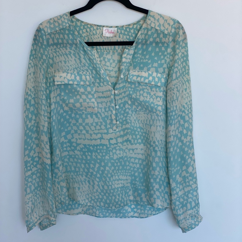 Parker Marissa silk Blouse - Picture 6 of 7